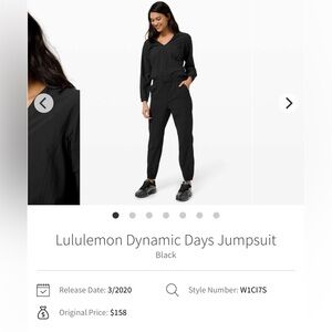Lululemon | Dynamic Days jumpsuit